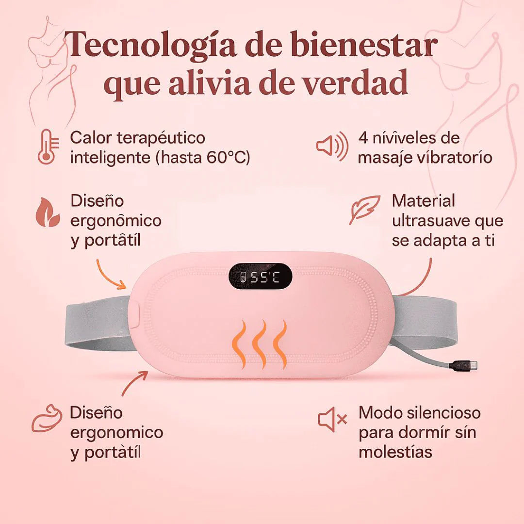 Cinturón Térmico Menstrual - ¡EL MEJOR ALIADO PARA TU CICLO MENSTRUAL! 🌸